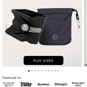 Trtl Travel Pillow - Black